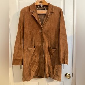 Vintage Boho Bernardo Washable Suede Jacket XL